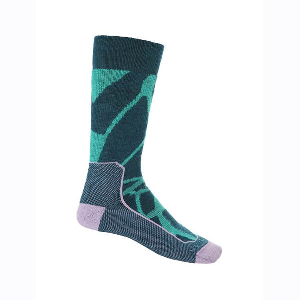 Icebreaker Women Hike+ Medium Cushion Crew Fractured Landscapes Sock