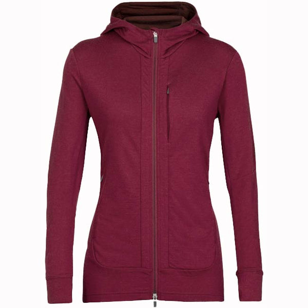 Icebreaker Womens Merino Quantum III Long Sleeve Zip Hoodie CL 2023