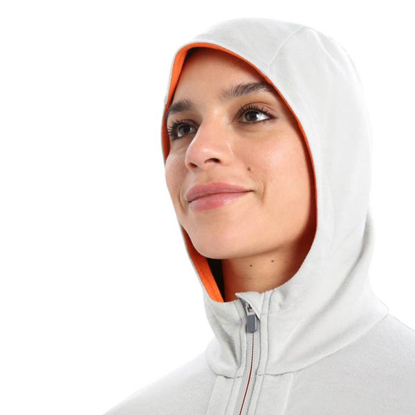 Icebreaker Womens Merino Quantum III Long Sleeve Zip Hoodie CL 2023