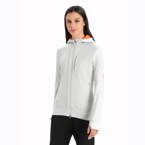 Icebreaker Womens Merino Quantum III Long Sleeve Zip Hoodie CL 2023