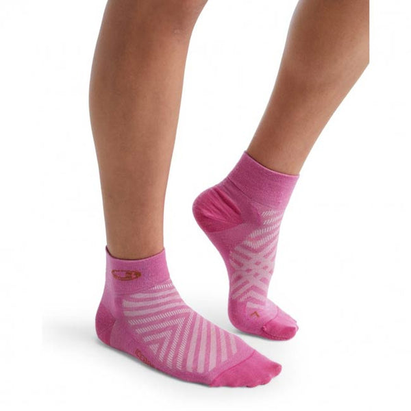 Icebreaker Women's Run+ Ultralight  Mini Sock