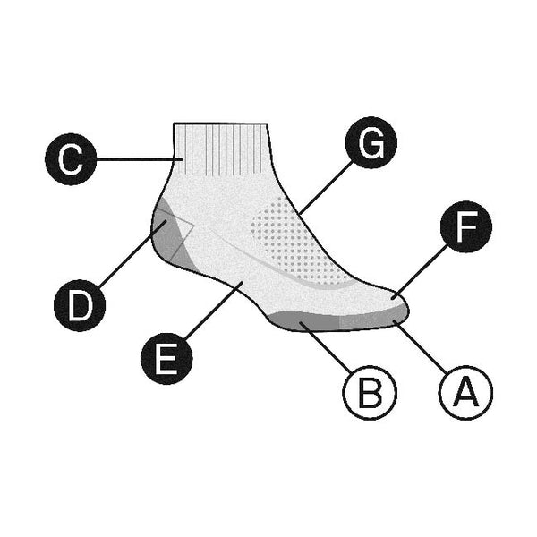Icebreaker Women's Run+ Ultralight  Mini Sock
