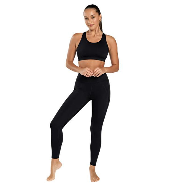 Abi and Joseph Leo Hi-Tech Sports Bra - Black