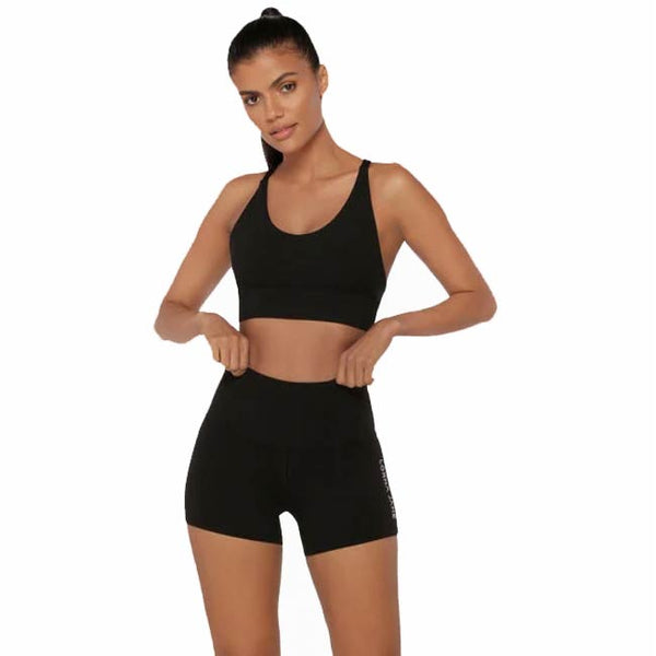 Lorna Jane Lotus No Chafe 9cm Bike Short