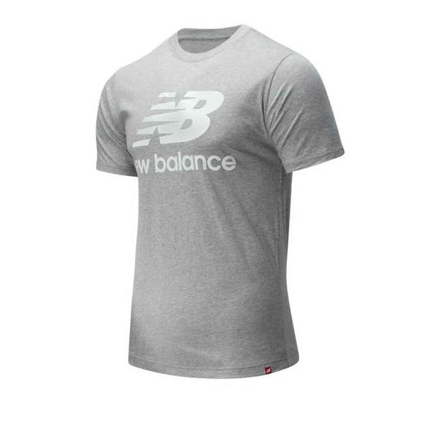 New Balance Men’s Essentials Stacked Logo Athletic Grey