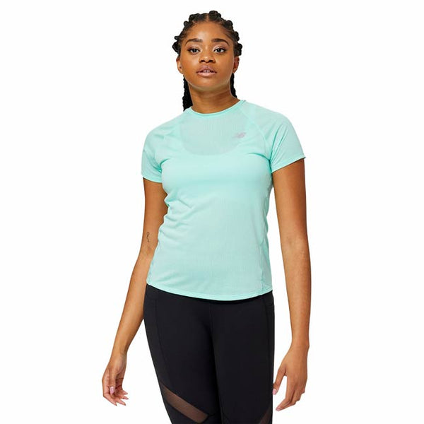 New Balance Women’s Impact Run Short Sleeved Tee Shirt