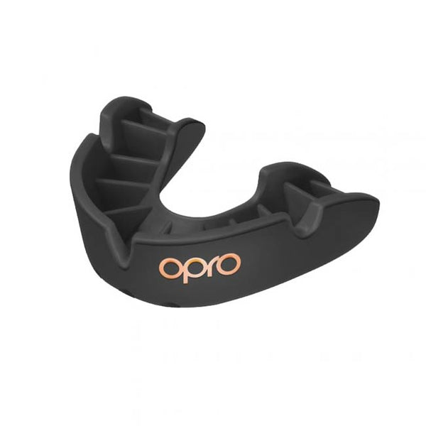 Opro Bronze Level Protection Mouthguard Black Gold
