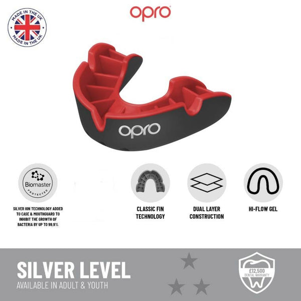 Opro Silver Level Protection Mouthguard Adult