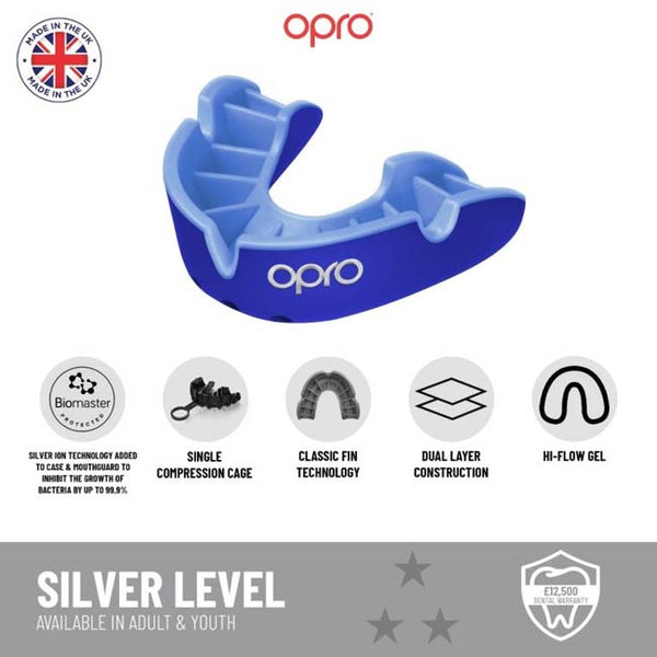 Opro Silver Level Protection Mouthguard Adult