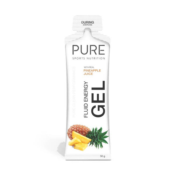 Pure Fluid Energy Gels – Pineapple 50g