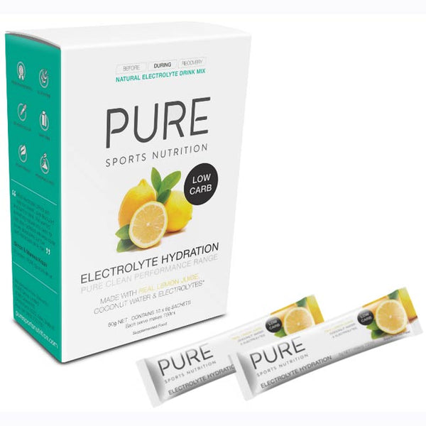 Pure Electrolyte Low Carb 10 Pack Sachet Box