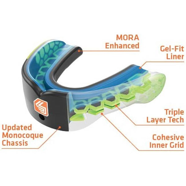 Shock Doctor Mouthguard Gel Max Power Carbon Adult