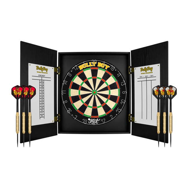 Shot Bully Boy Michael Smith Dartboard Cabinet Set