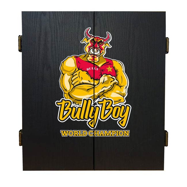 Shot Bully Boy Michael Smith Dartboard Cabinet Set