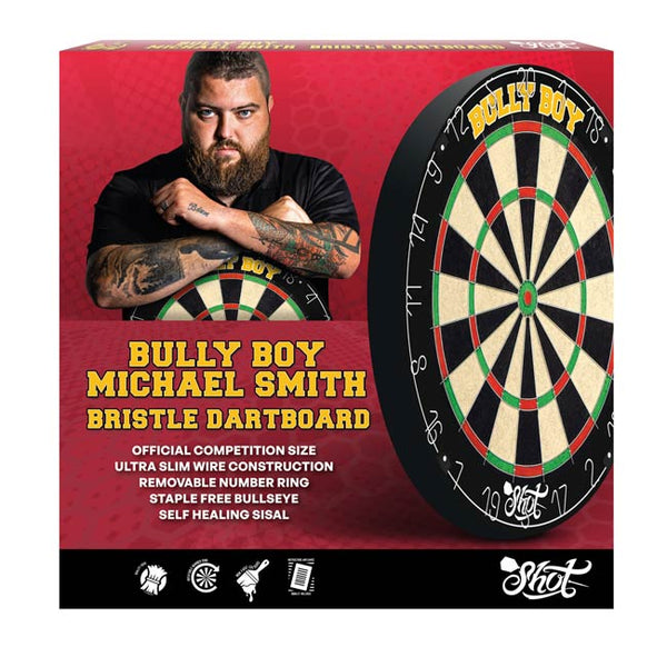 Shot Bully Boy Michael Smith Bristle DartBoard