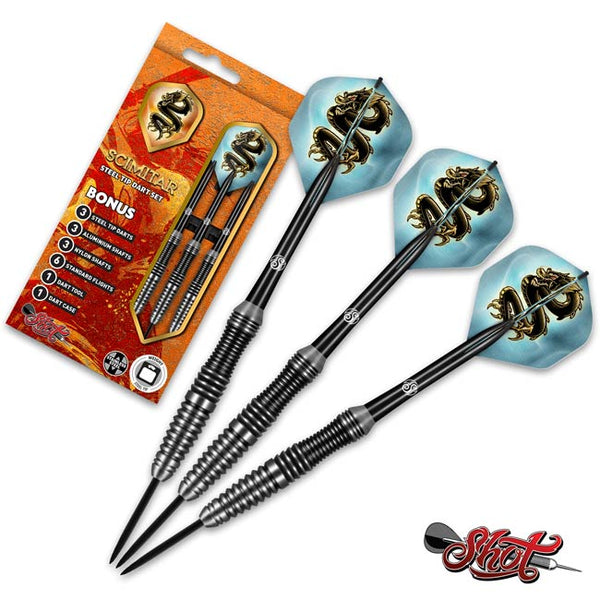 Scimitar Steel Tip Dart Set-Stainless
