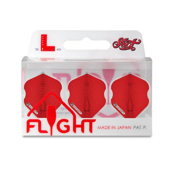 Shot Darts L-Style EZ L1 Standard Shape Americana Gator Dart Flight Set