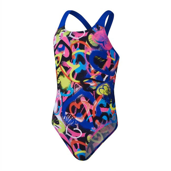 Speedo Girls Digital Allover Powerback