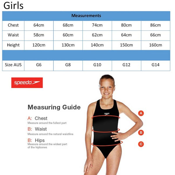 Speedo Girls Digital Placement Splashback – The Sport Shop New Zealand