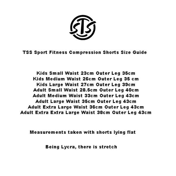 TSS Sport Fitness Junior Compression Shorts