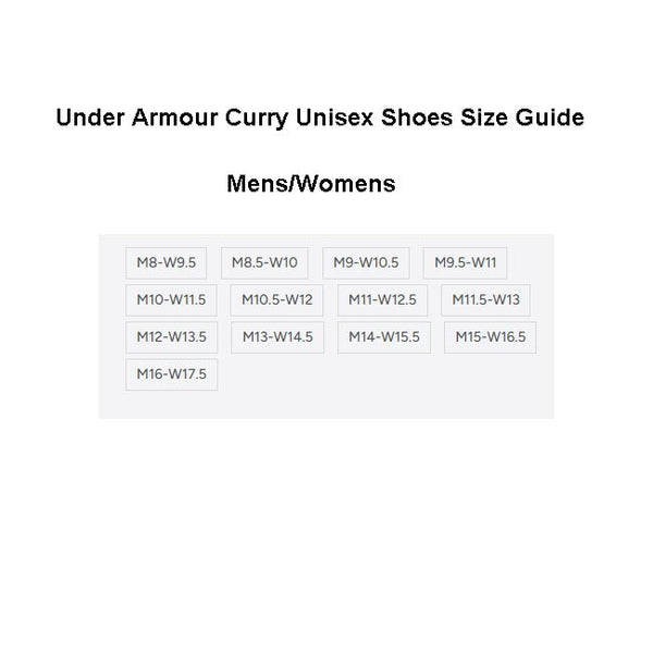 Under Armour Shoe Size Chart Compared To Nike Under Armour Boys