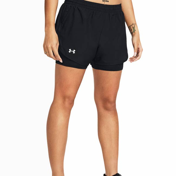 Under Armour Women's UA Fly-By 2-in-1 Shorts