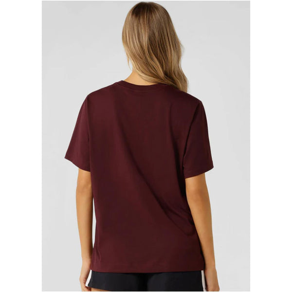 Lorna Jane Strive Relaxed T-shirt - Plum Red