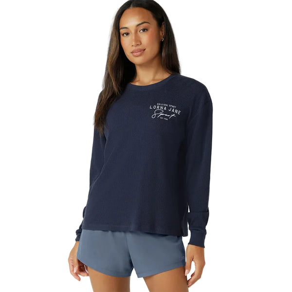 Lorna Jane Everyday Ease Waffle Long Sleeve T-Shirt