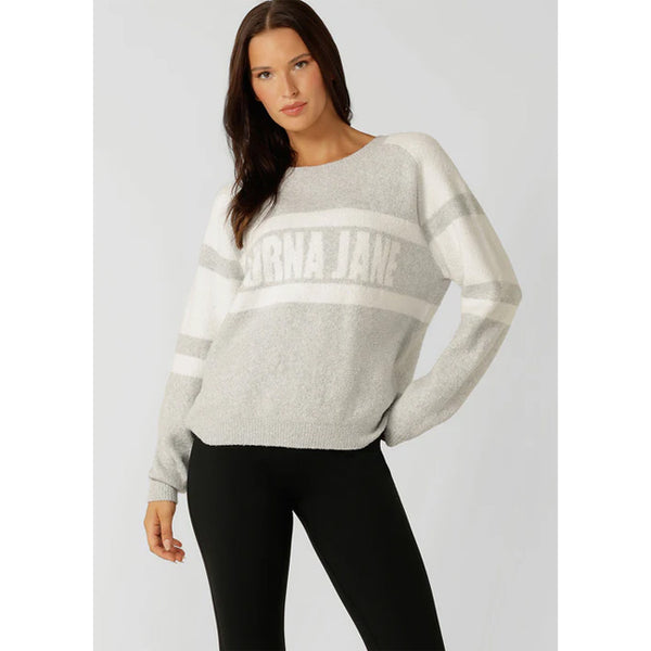 Lorna Jane Cloud Soft Logo Knit Jumper