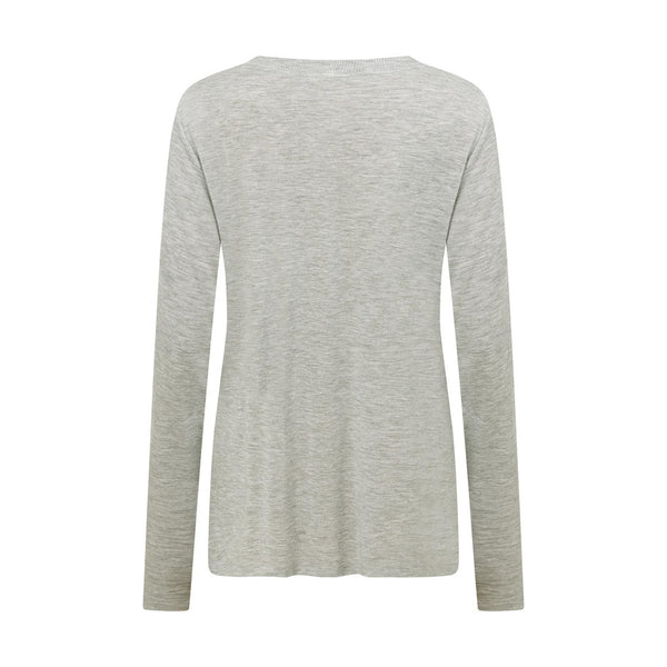Lorna Jane Lotus Long Sleeve Top – Grey Marl