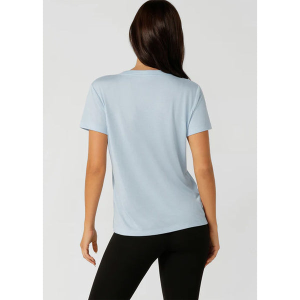 Lorna Jane Lotus T-Shirt – Toulouse Blue
