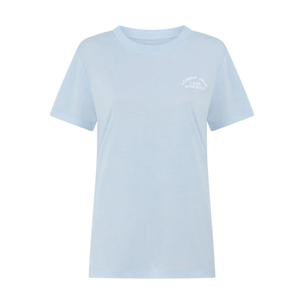 Lorna Jane Lotus T-Shirt – Toulouse Blue