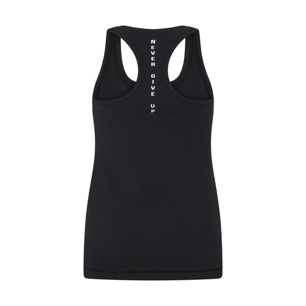 Lorna Jane Amy Fitted Active Rib Tank - Black