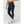 Load image into Gallery viewer, Lorna Jane Lotus No Chafe Phone Pocket Ankle Biter Leggings - Dark Platinum Navy
