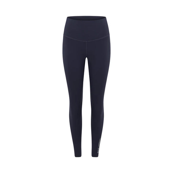 Lorna Jane Lotus No Chafe Phone Pocket Ankle Biter Leggings - Dark Platinum Navy