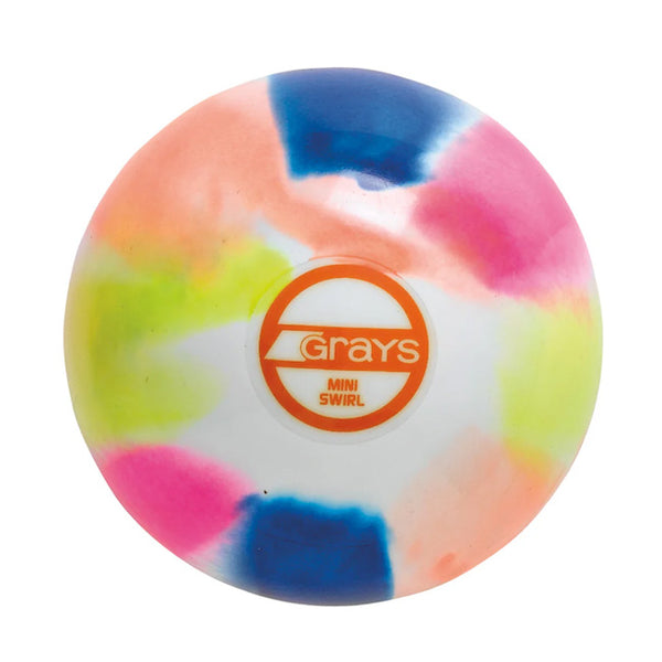 Grays Mini Swirl White Non Blister Hockey Ball