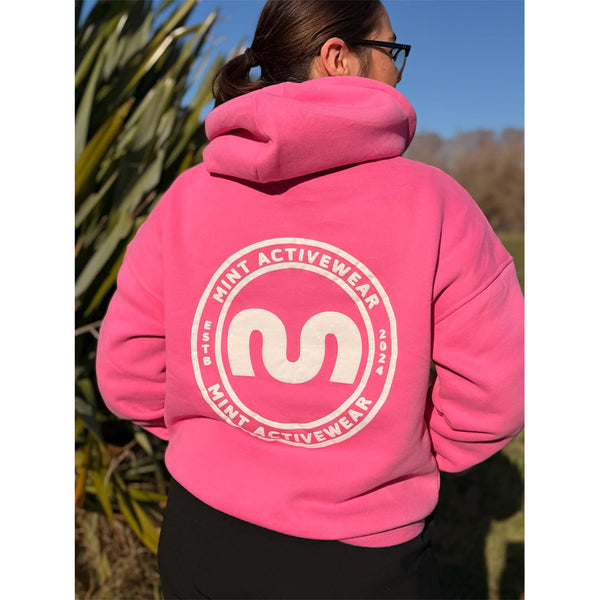 Mint Activewear Tidal Hoodie – Pink