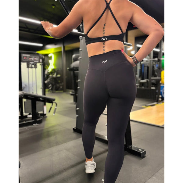 Mint Activewear Ocean Tights - Black