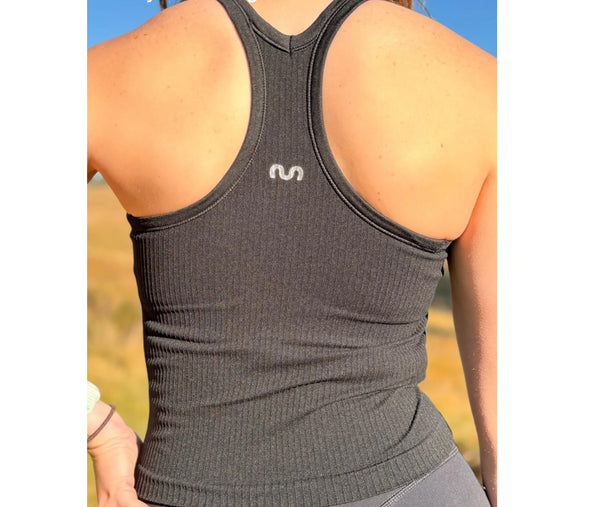 Mint Activewear Minty Basic Singlet – Black