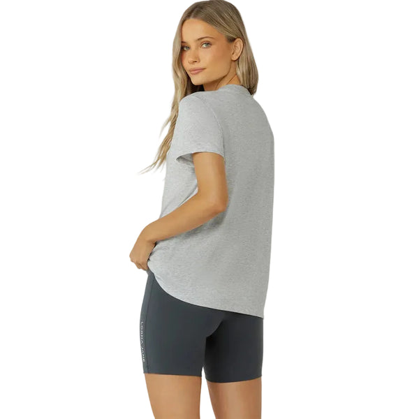 Lorna Jane Lotus T-Shirt – Grey Marl