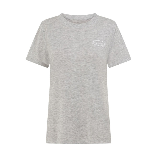 Lorna Jane Lotus T-Shirt – Grey Marl