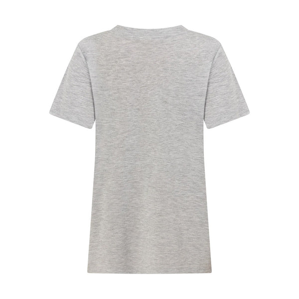 Lorna Jane Lotus T-Shirt – Grey Marl