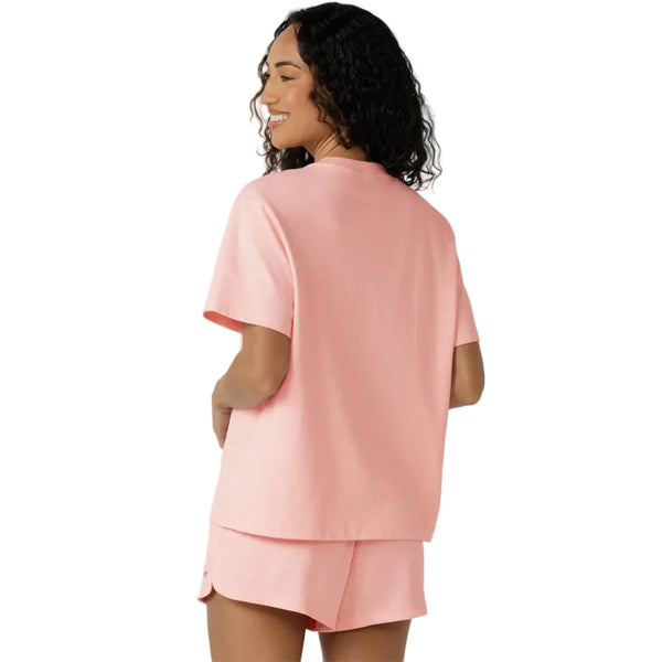 Lorna Jane Off Court T-Shirt – Enchanted Pink