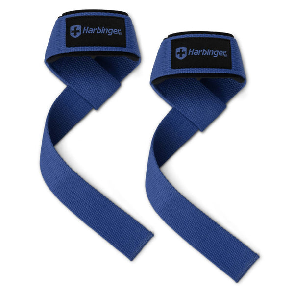 Harbinger Padded Cotton Lifting Straps BLUE 21inch