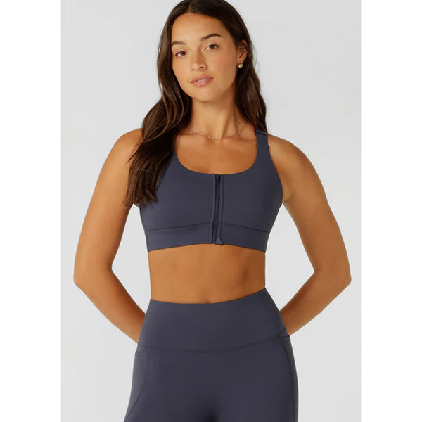Lorna Jane Easy Zip On Max Support Sports Bra