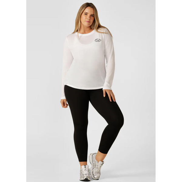 Lorna Jane Lotus Long Sleeve Top – White
