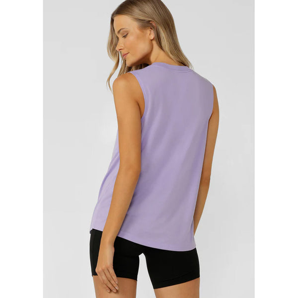 Lorna Jane Lotus Muscle Tank – Violet Lilac