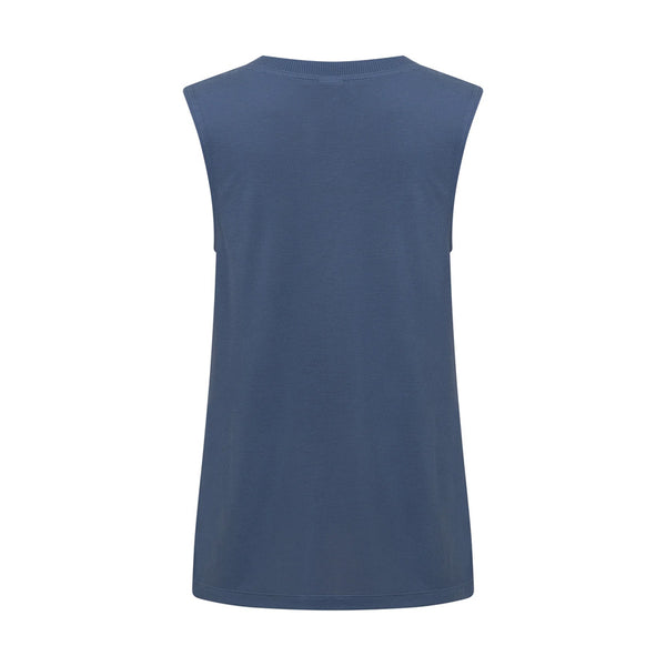 Lorna Jane Lotus Muscle Tank – Misty Blue