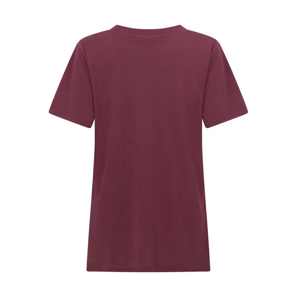 Lorna Jane Lotus T-Shirt – Dark Rose Blush