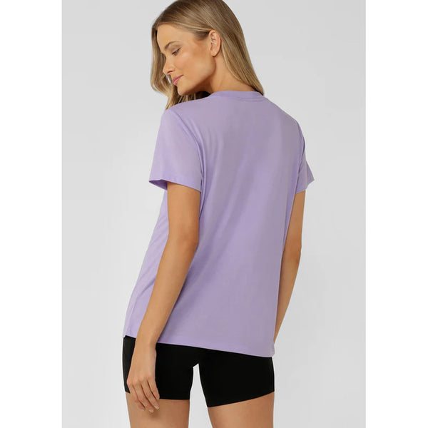 Lorna Jane Lotus T-Shirt – Violet Lilac